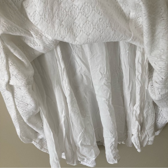 Free People Taylor Swift Daisy Lace Cutout Lattice Skater Dress Size 0 - Picture 5 of 8